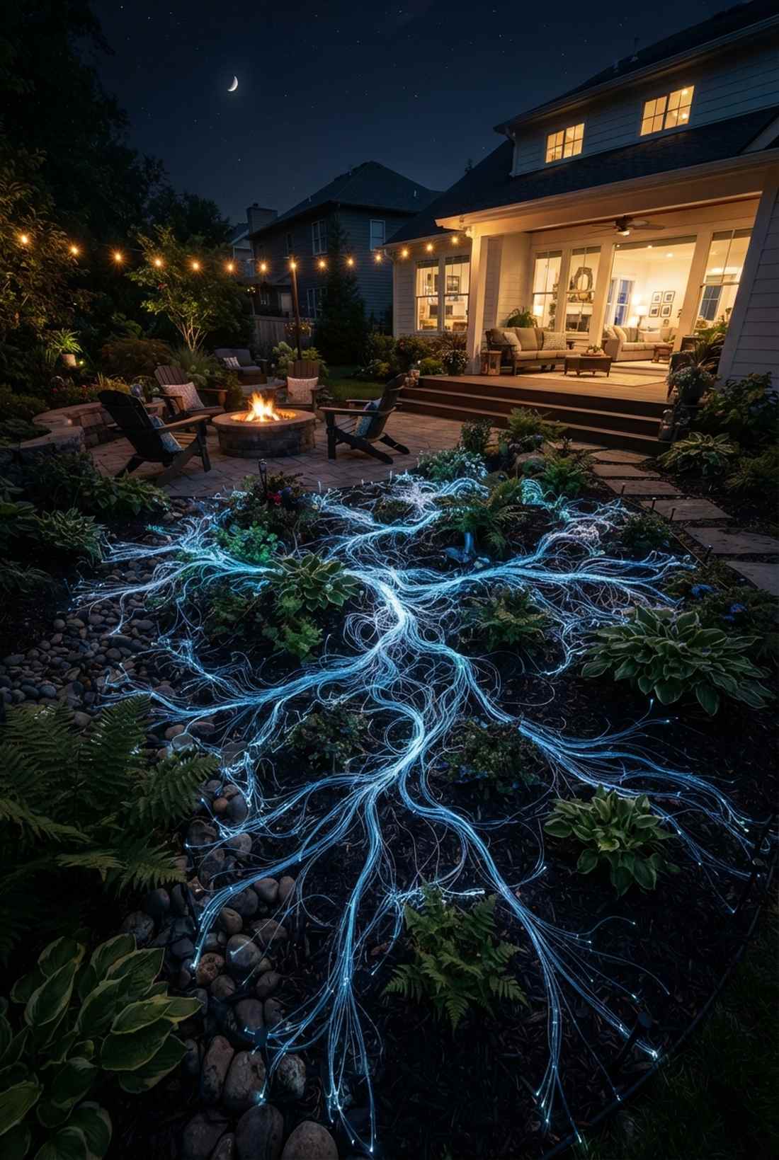 mycelium network fiber displays