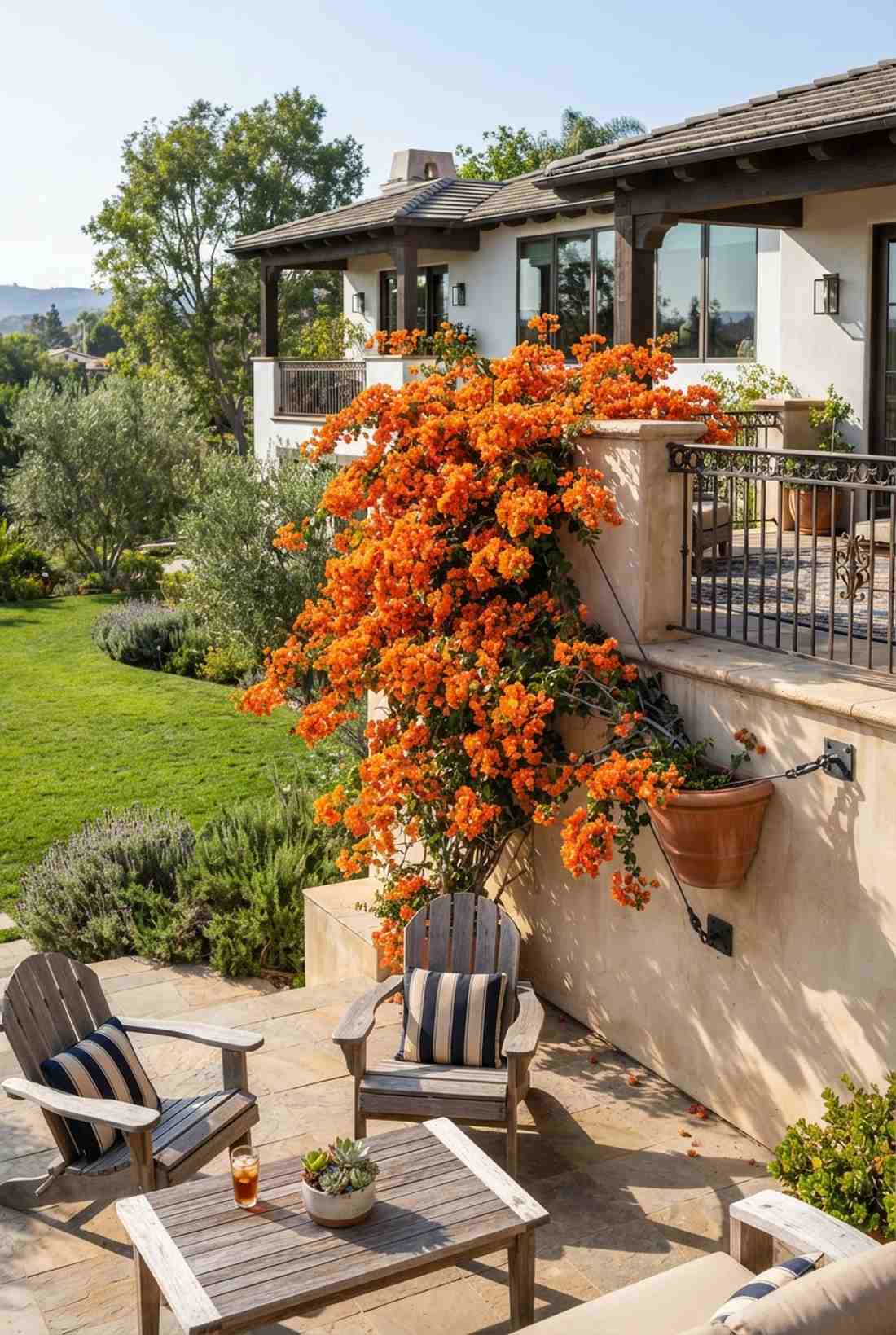 orange bougainvillea