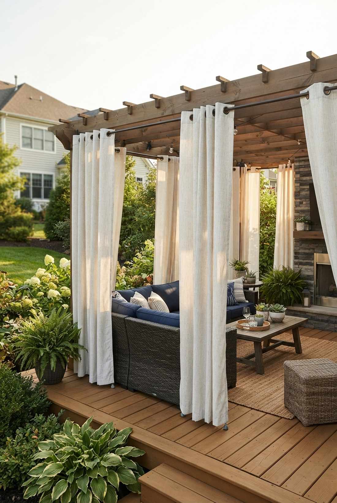 outdoor curtain panels