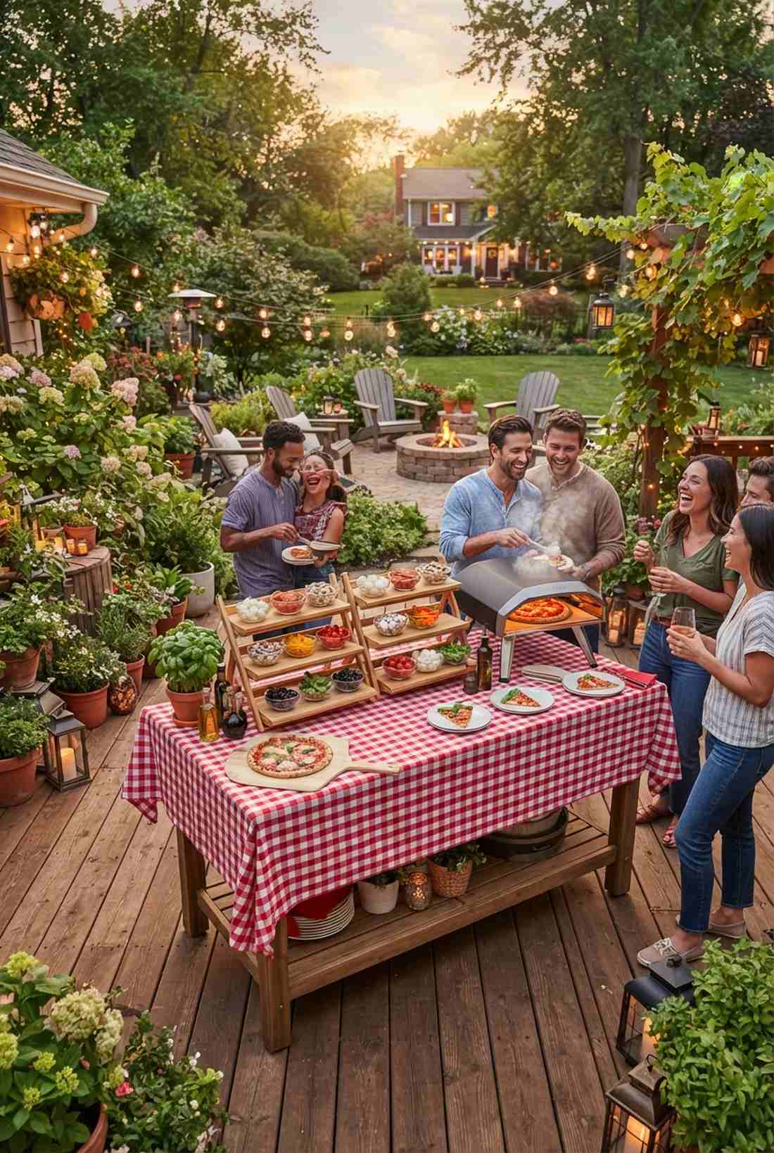 pizza garden party