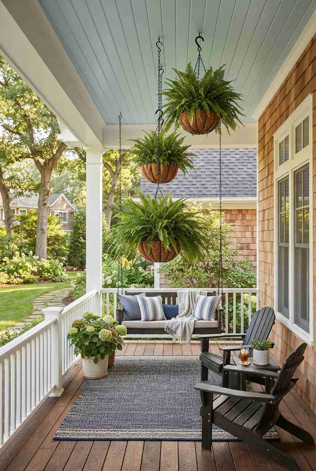 porch ceiling clusters