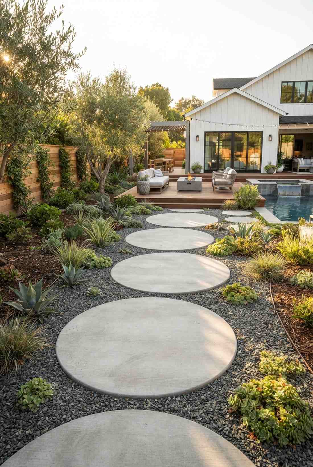 poured concrete mega rounds