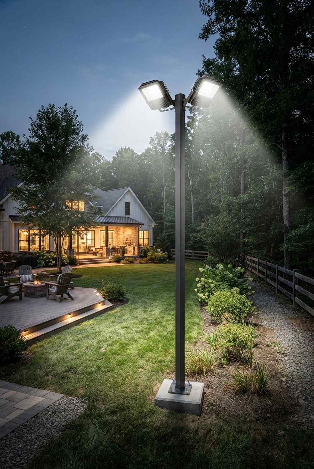security pole lighting systems