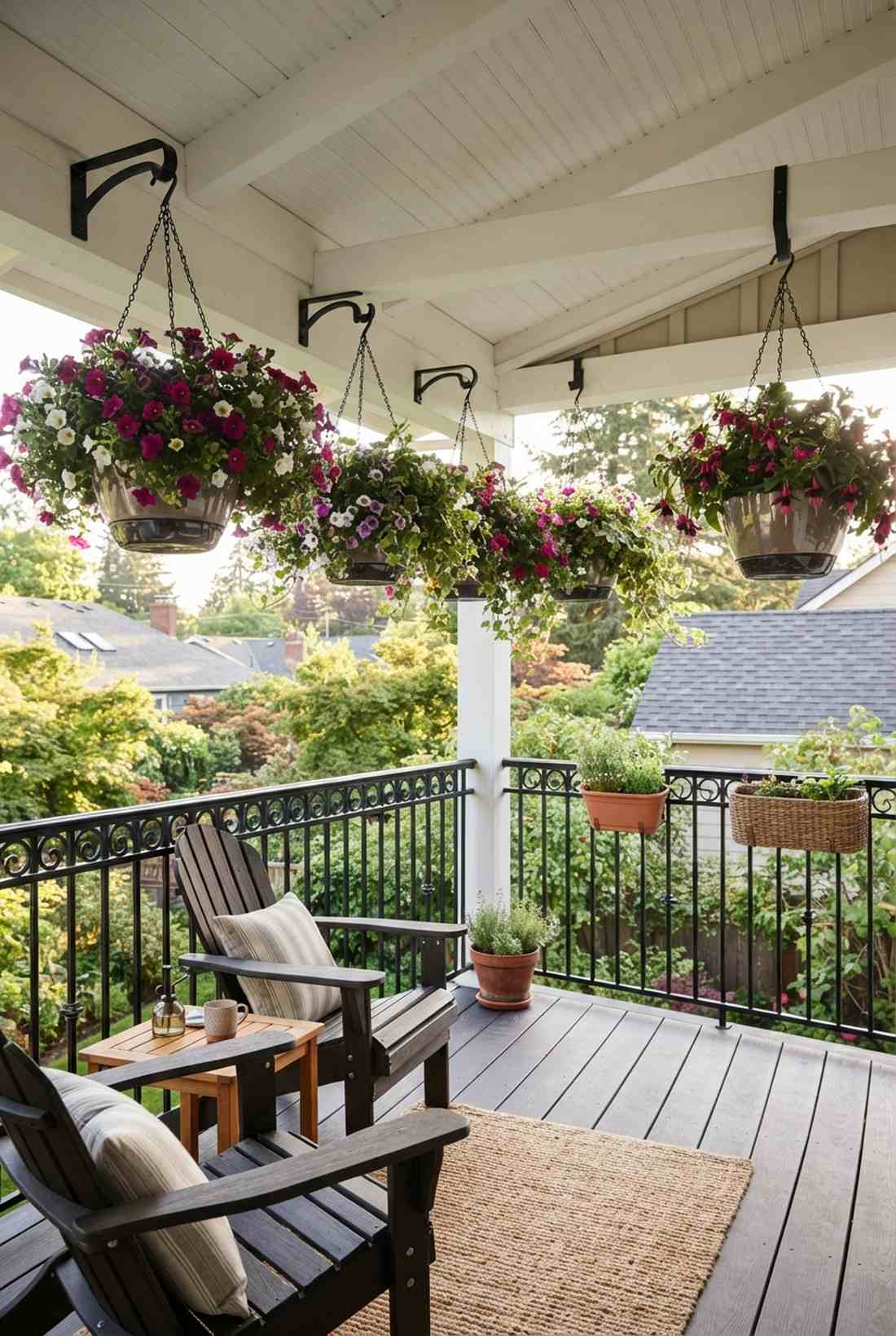 self watering hanging baskets
