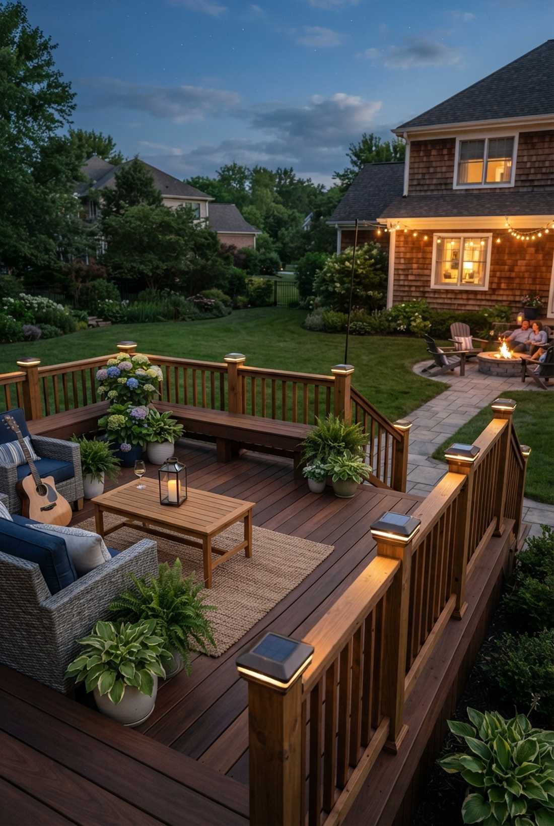 solar deck post caps