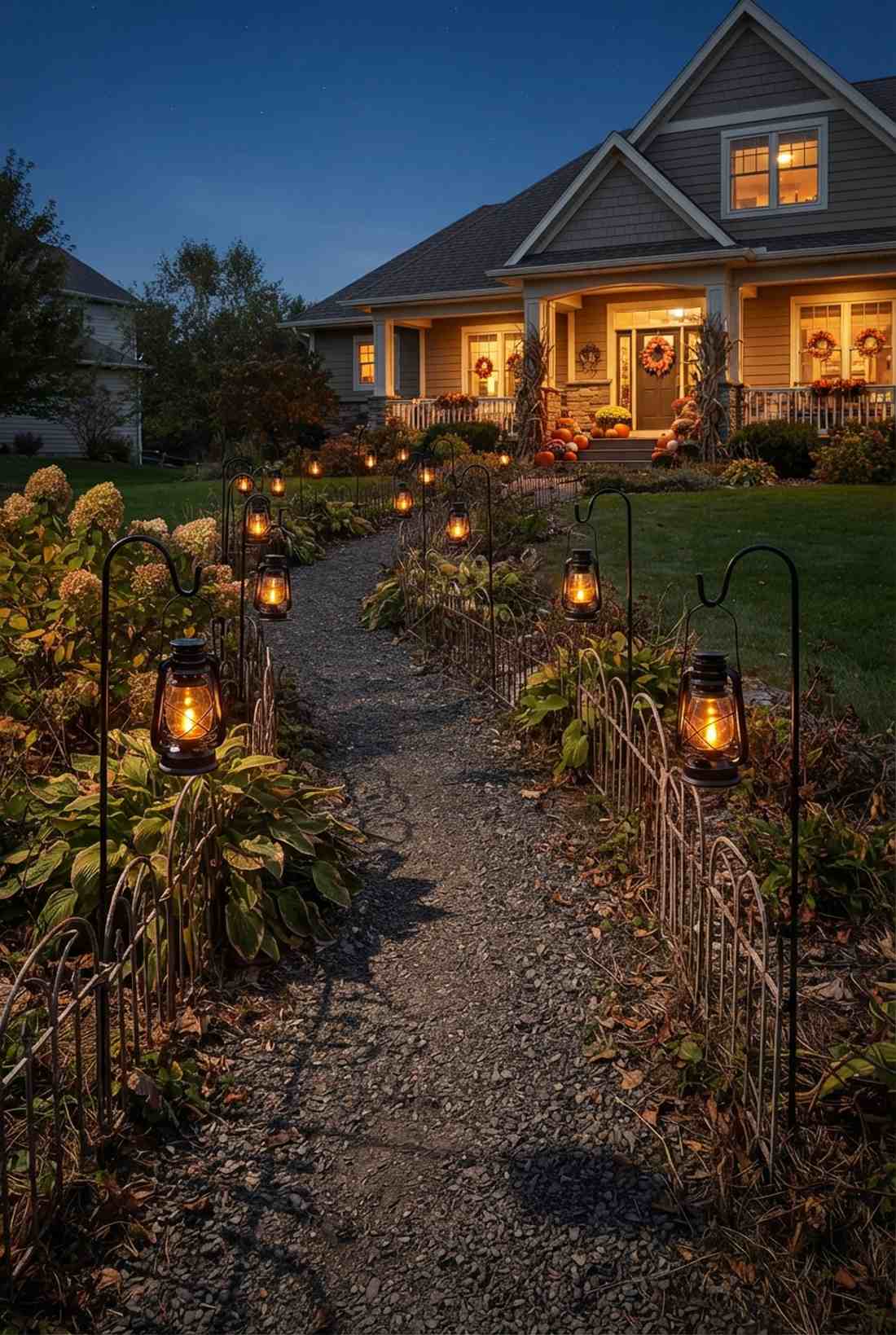 solar lantern graveyard borders