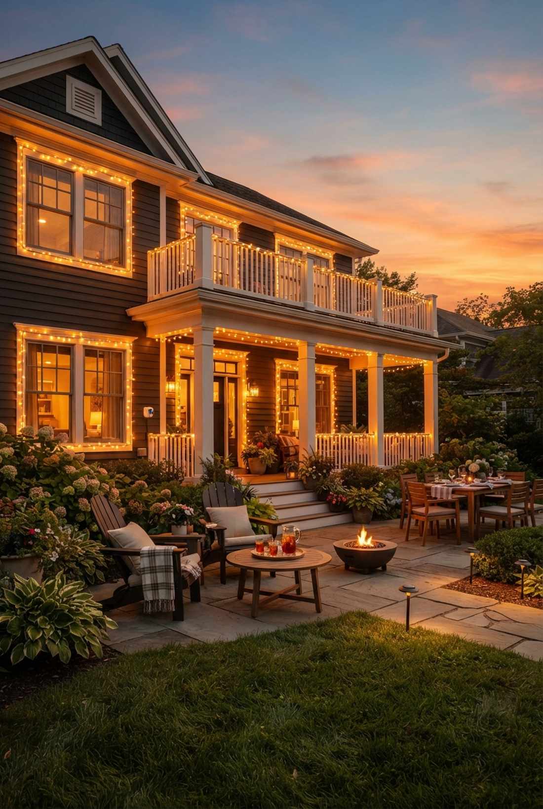 summer twilight glow