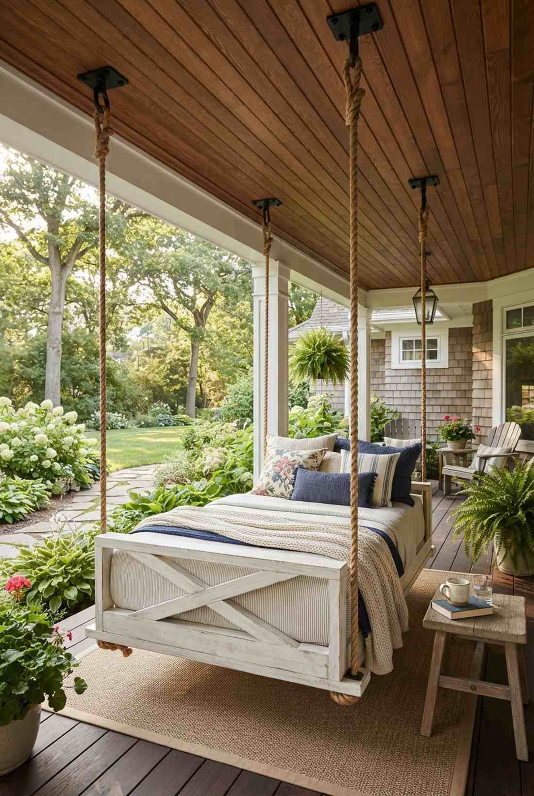 twin mattress porch swing bed