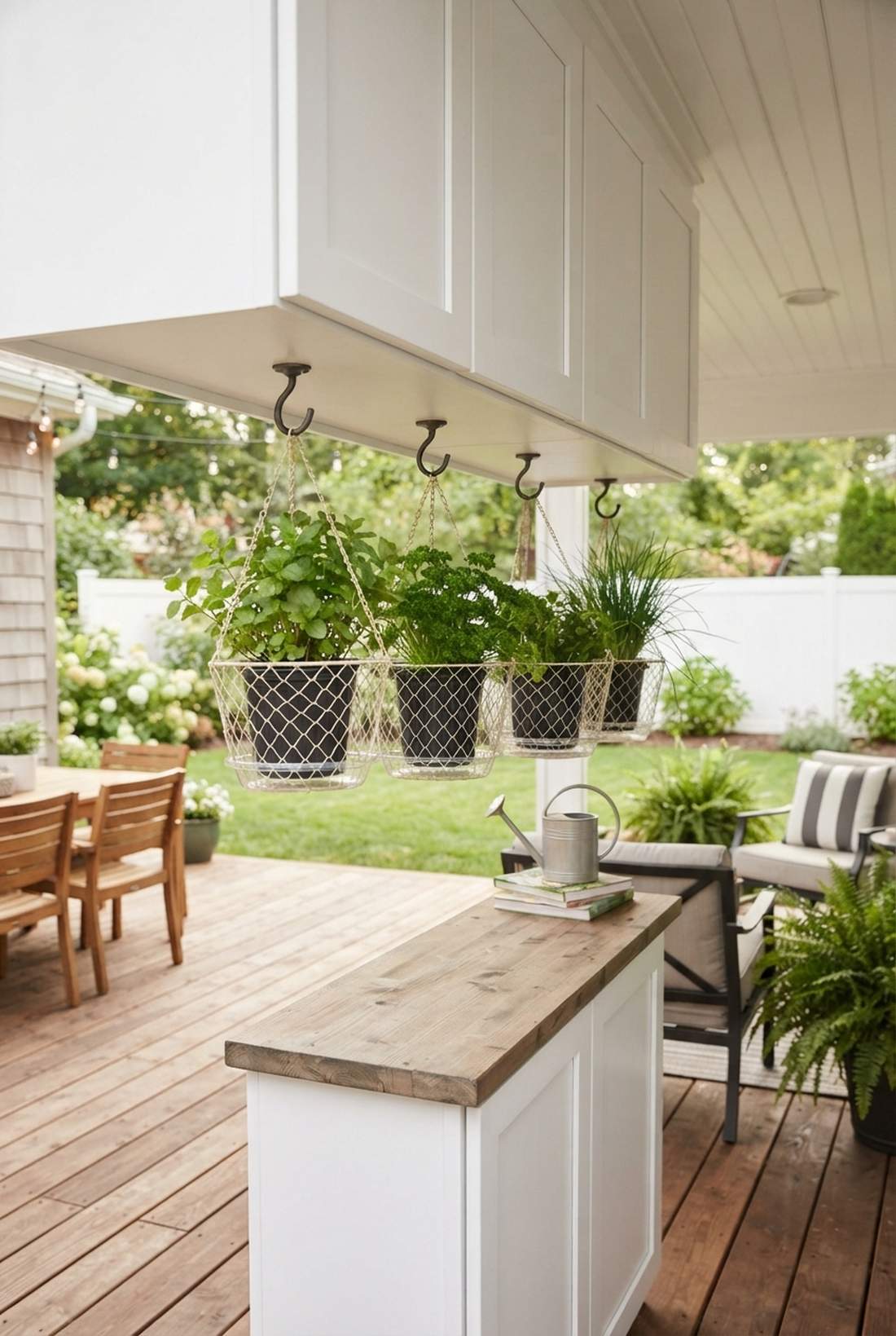 under cabinet hanging basket