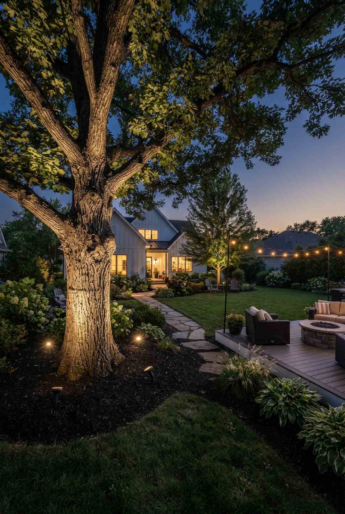 uplighting for specimen trees