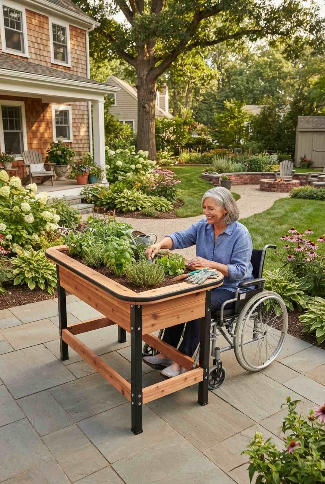 wheelchair accessible table bed