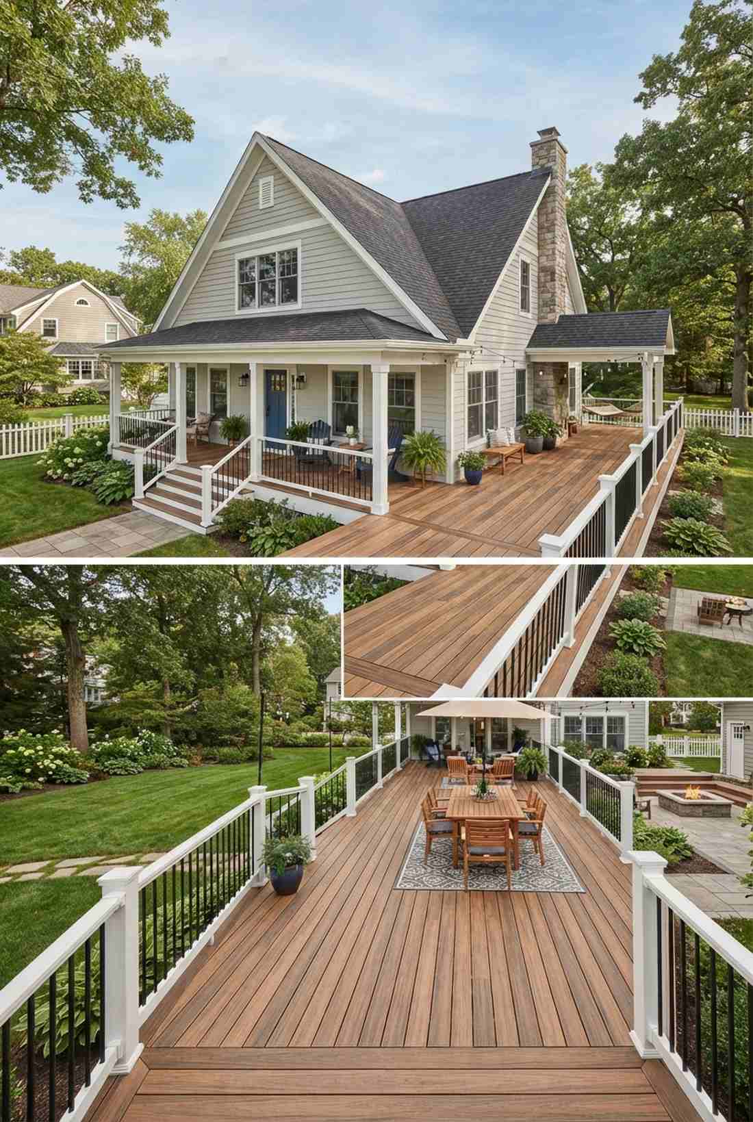wraparound house perimeter deck