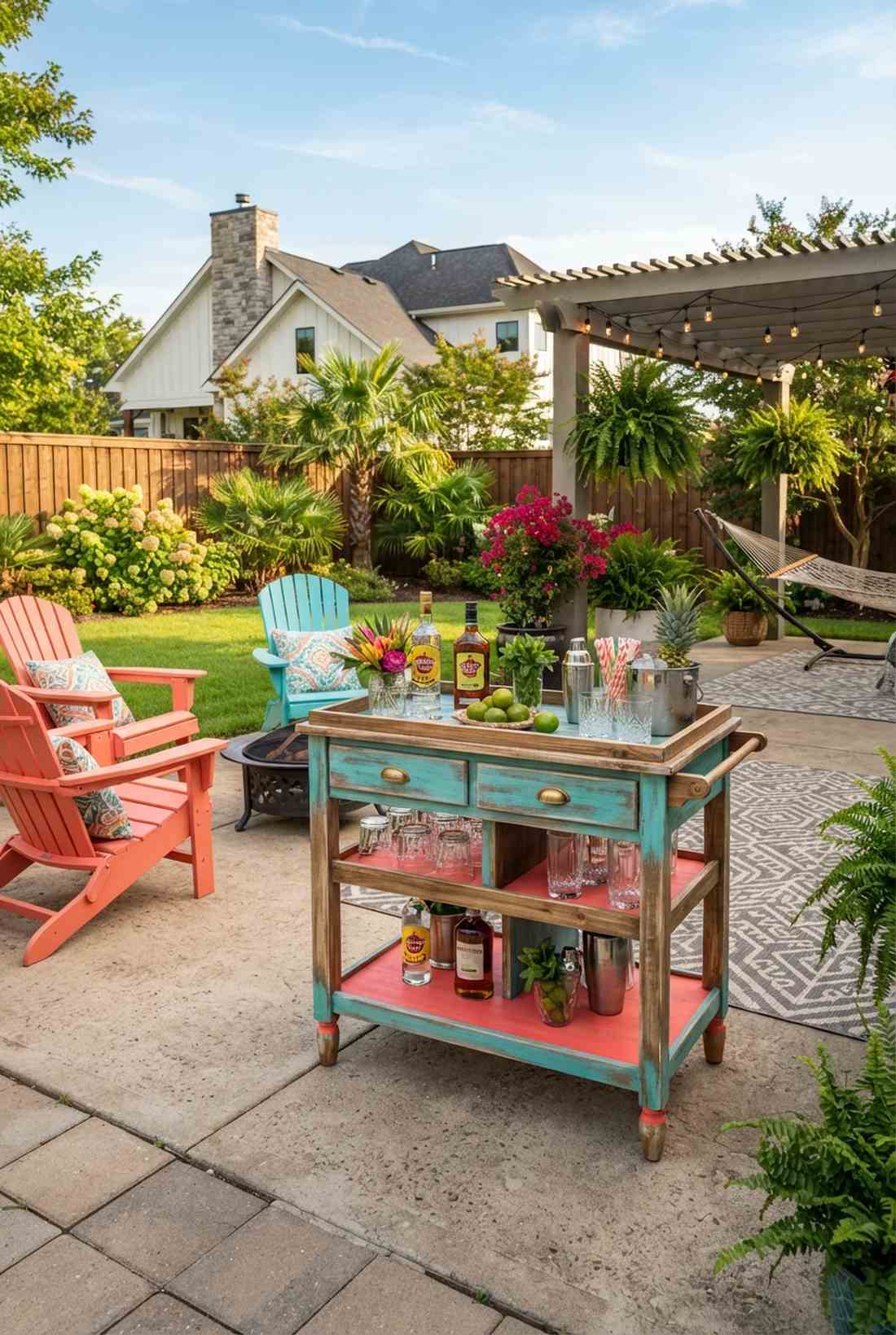 caribbean color splash bar