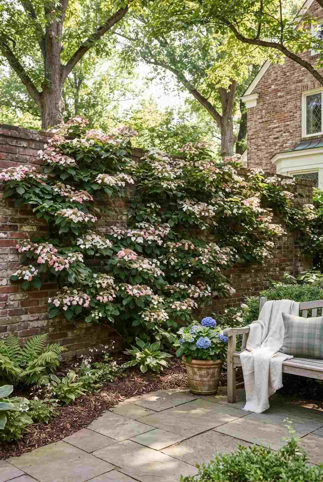 climbing hydrangea purple