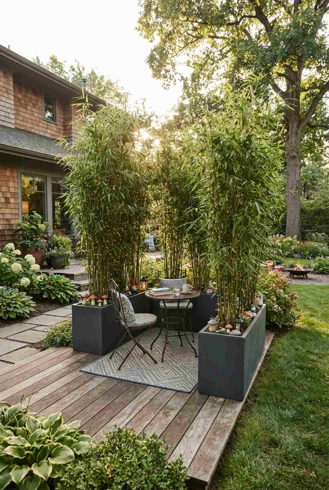 corner seating alcove