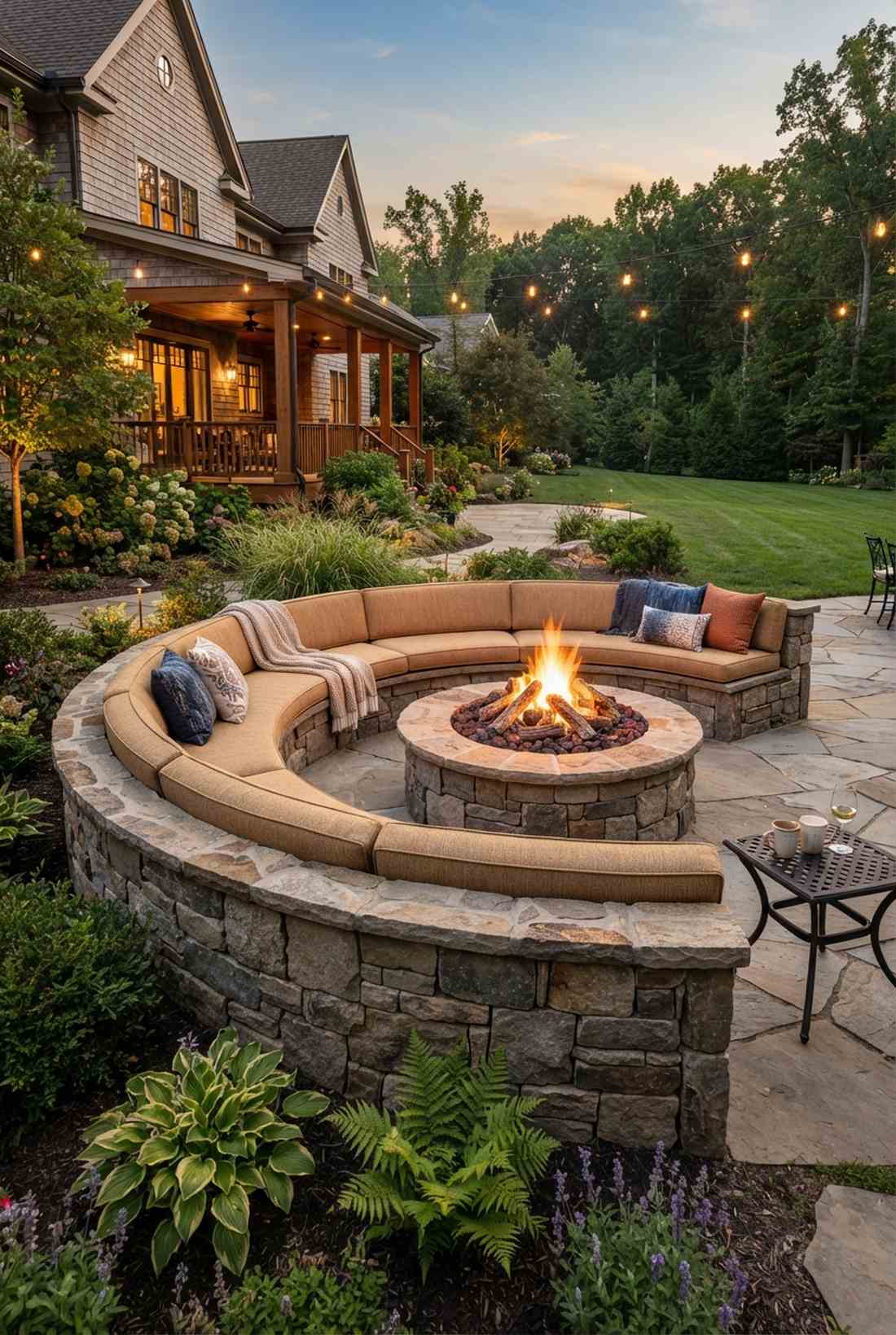 custom fit fire pit bench cushions