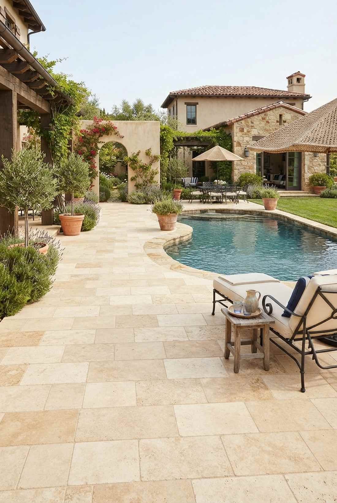 cut limestone ashlar