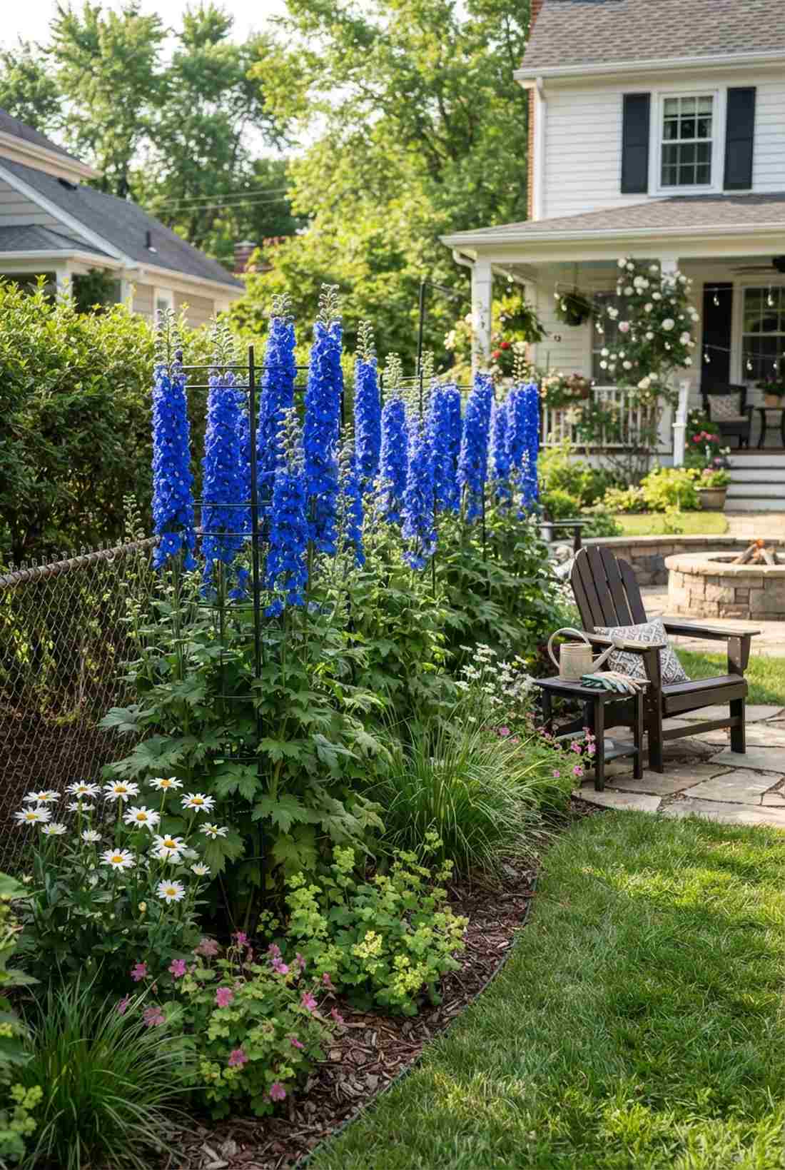 delphinium spire clusters
