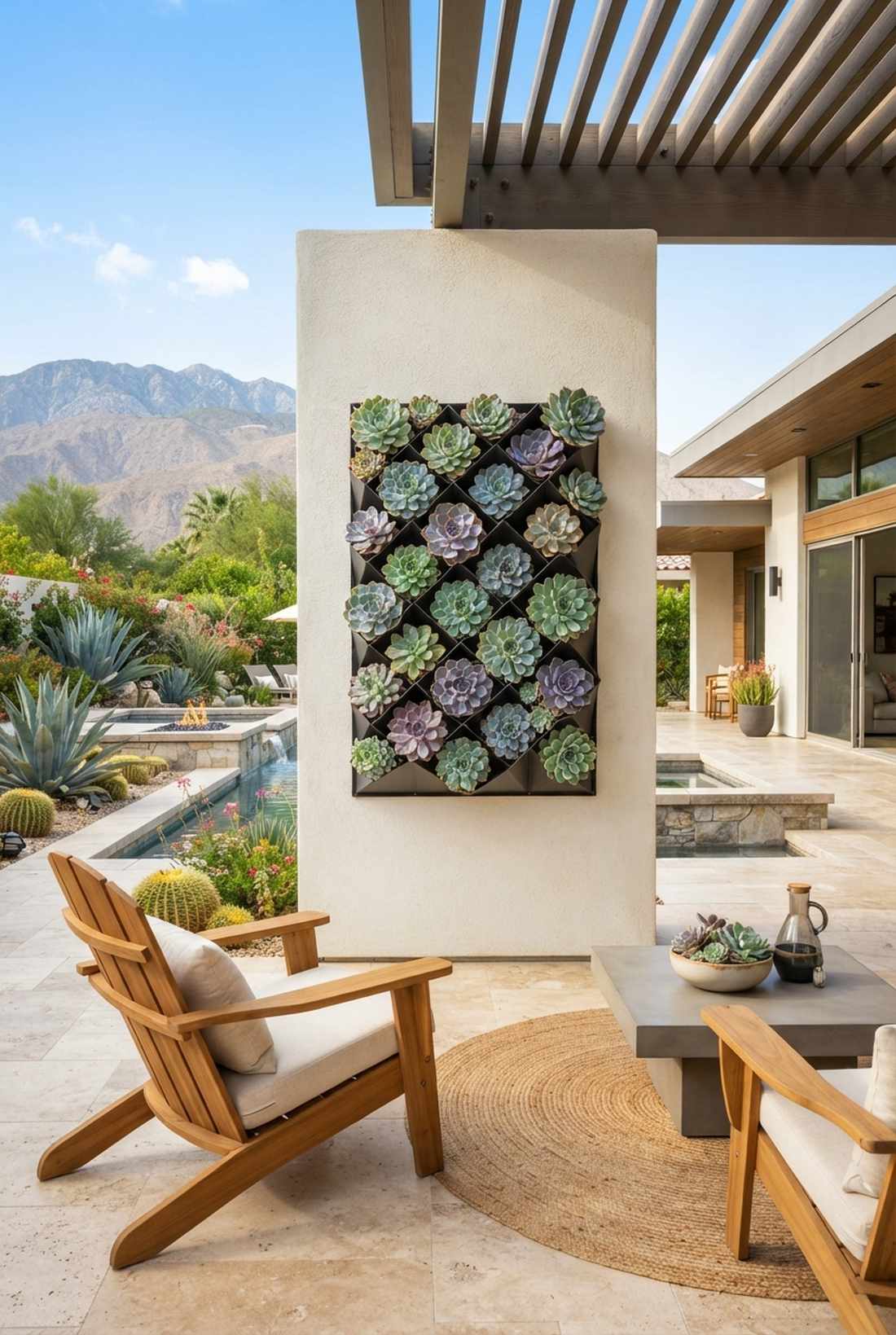echeveria rosette displays