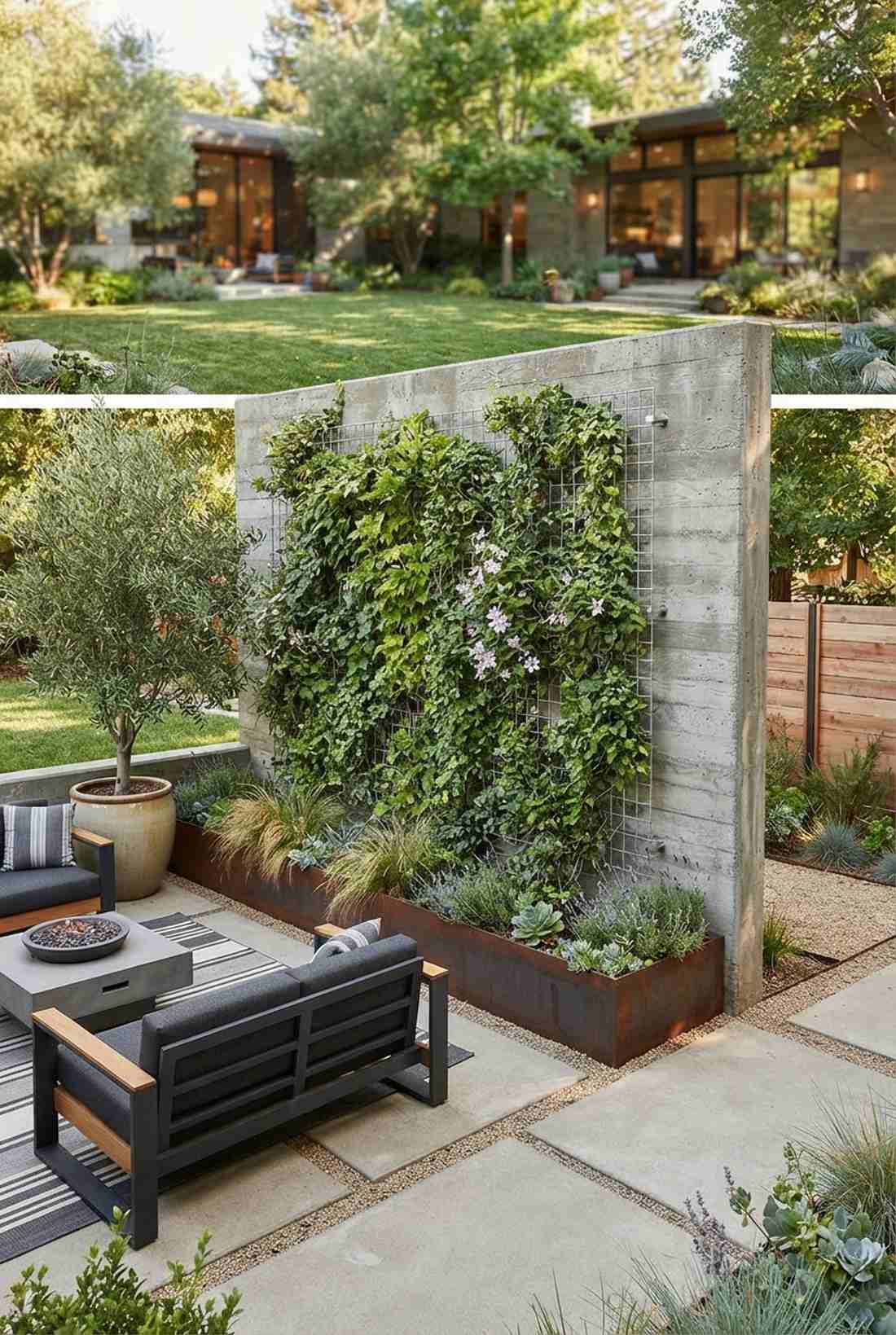 galvanized grid panel