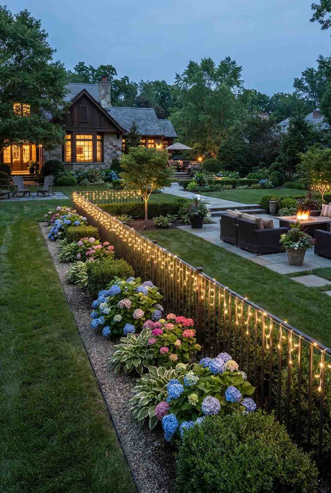 graduated border lighting