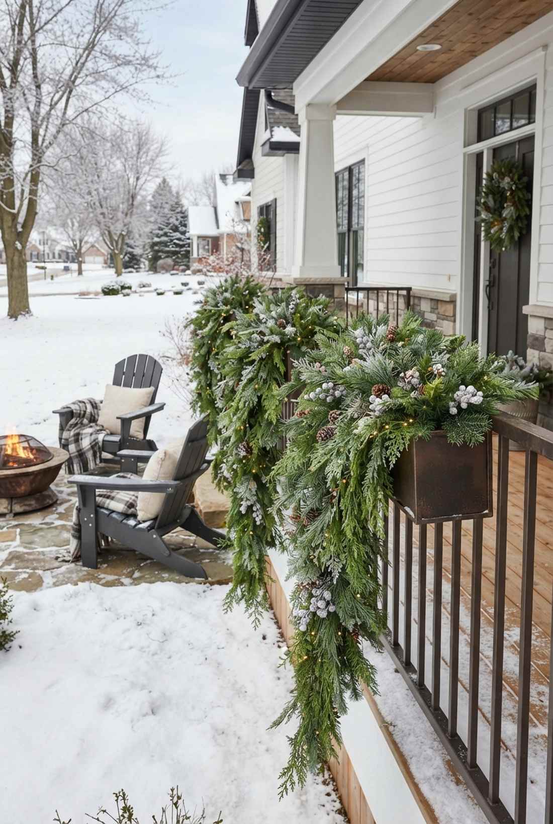 hanging planter garland cascade