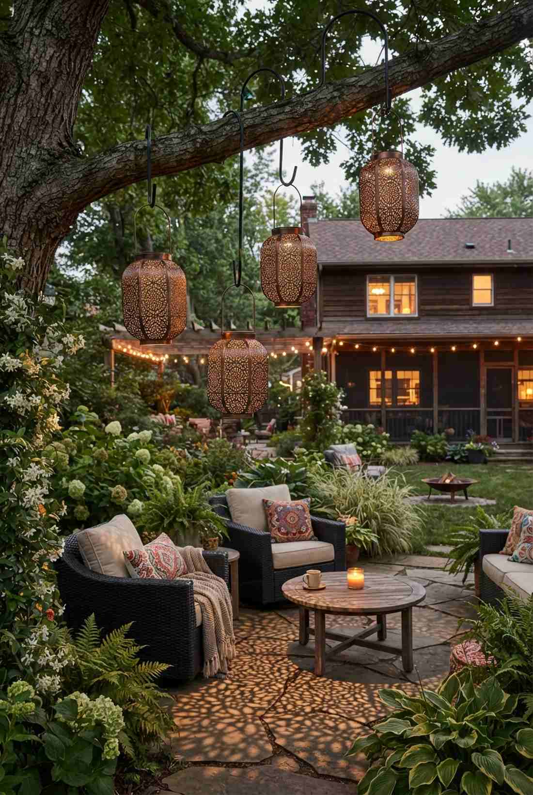 hanging solar lanterns