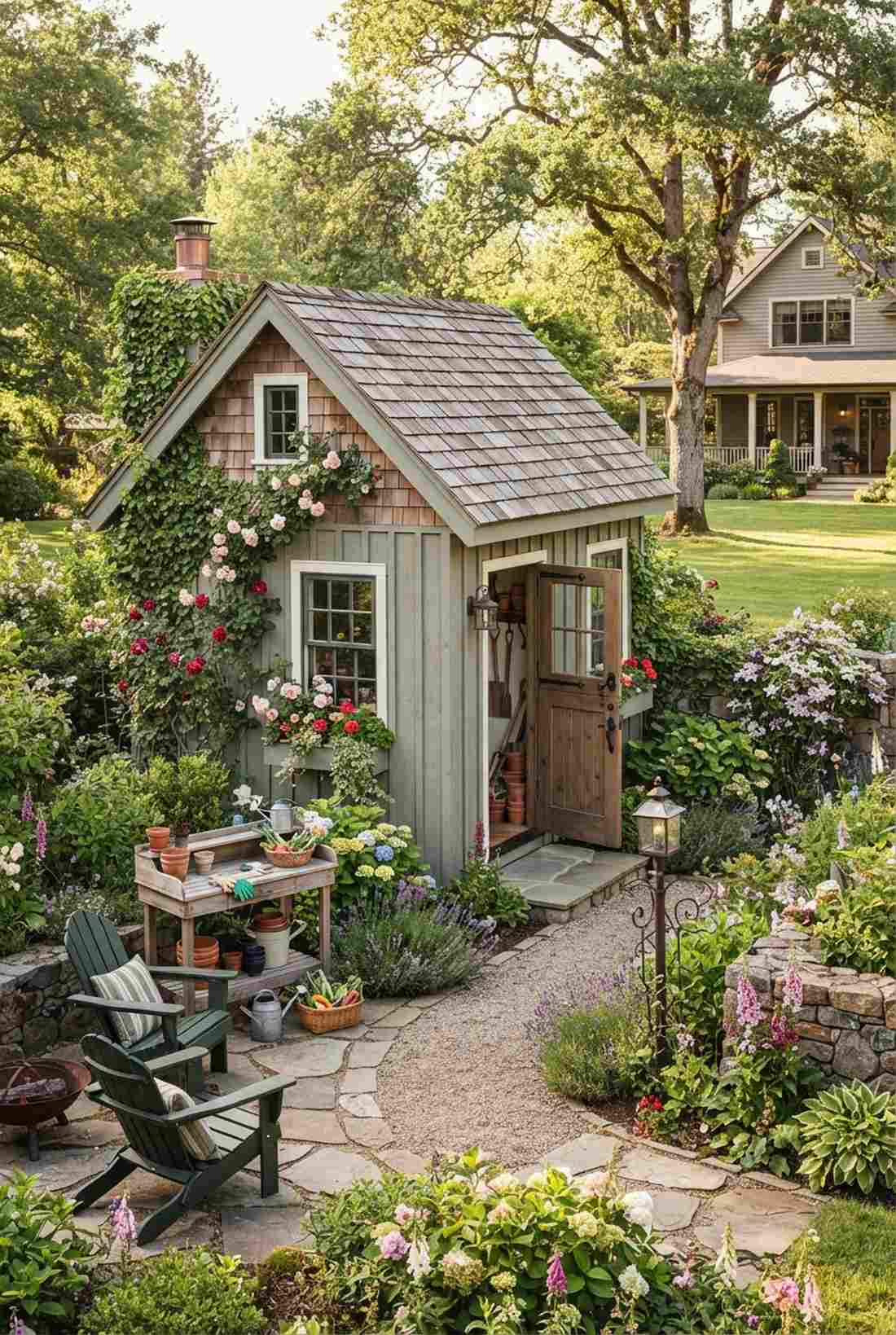 heritage apex roof garden shed