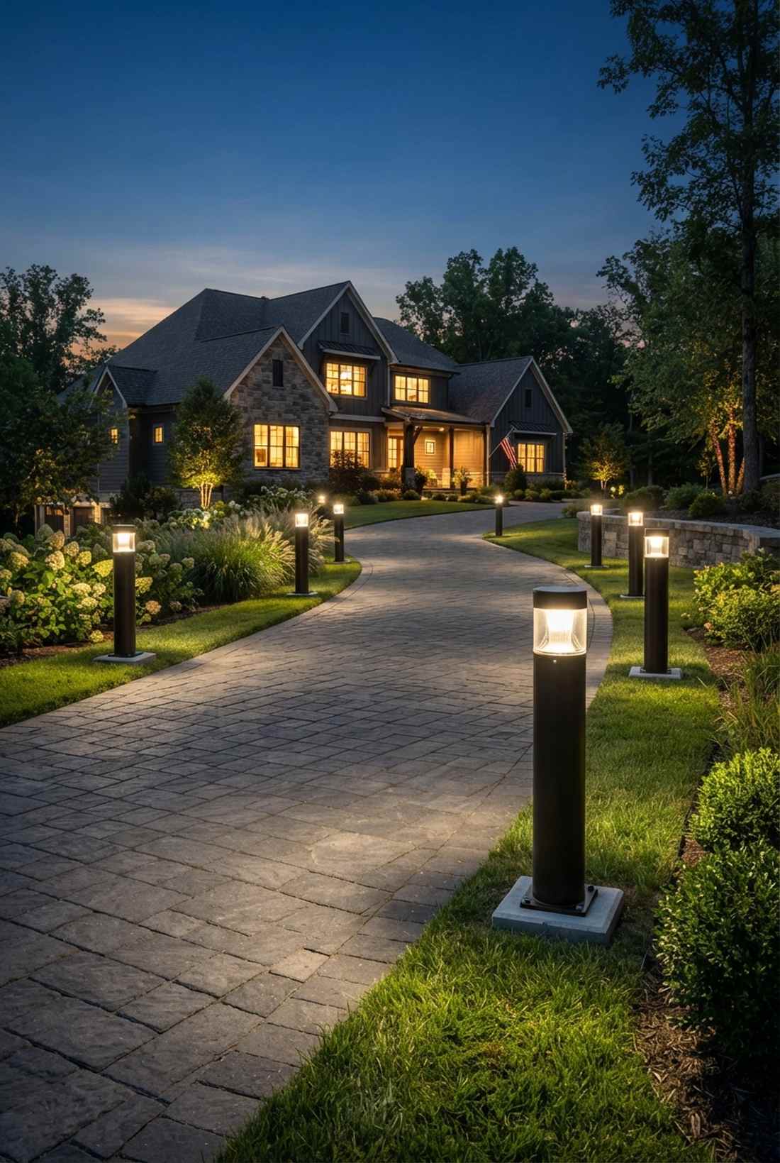 high lumen commercial grade bollards