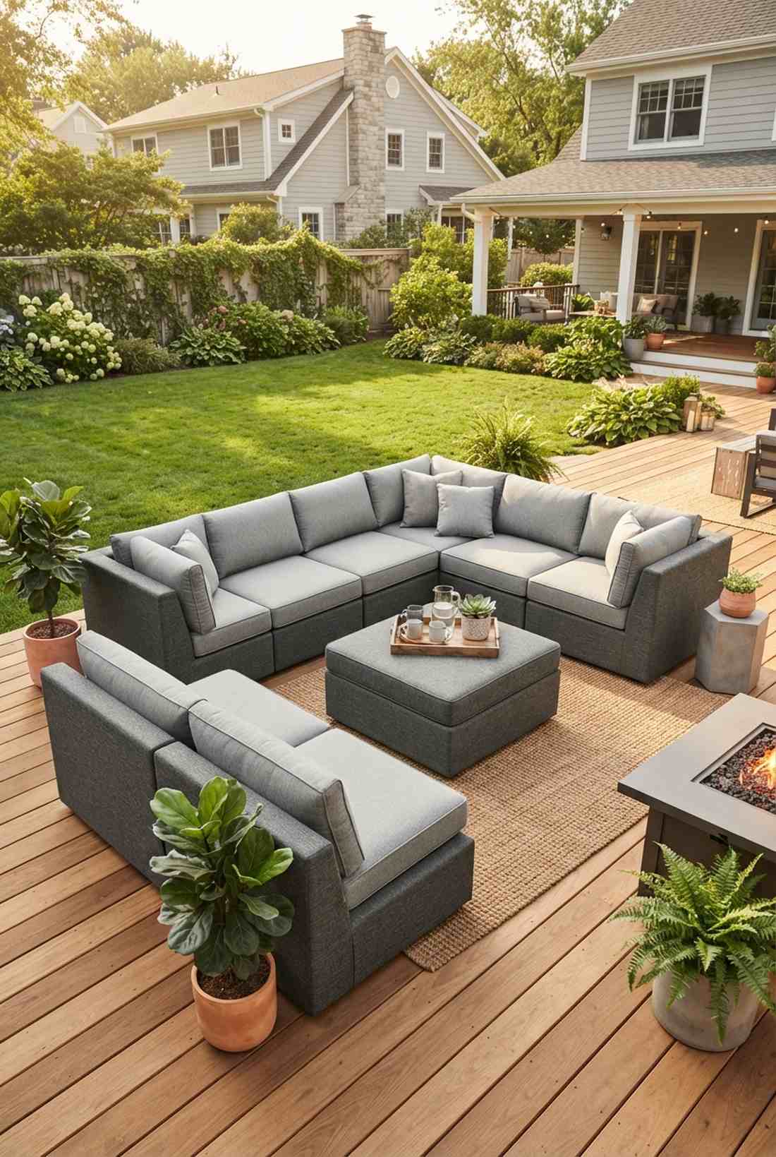 l shaped sectional anchoring