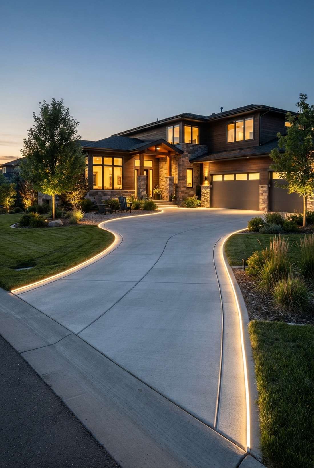 linear driveway strip lighting