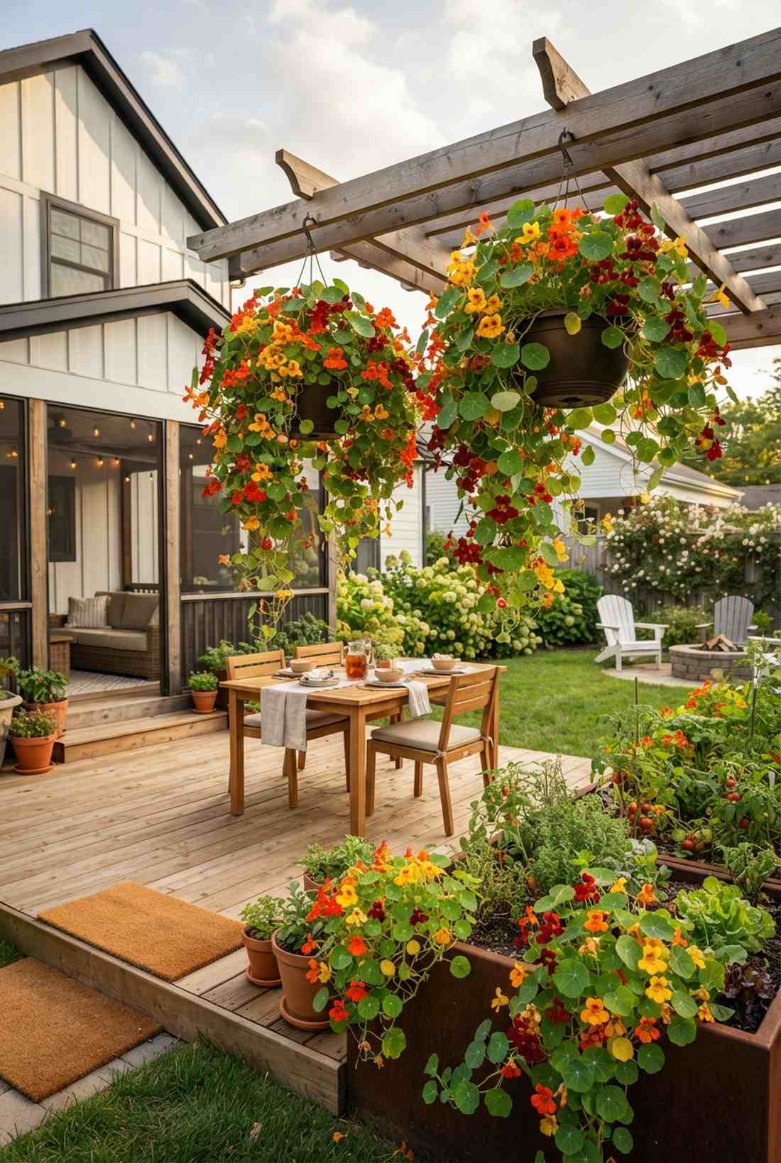 nasturtium vines
