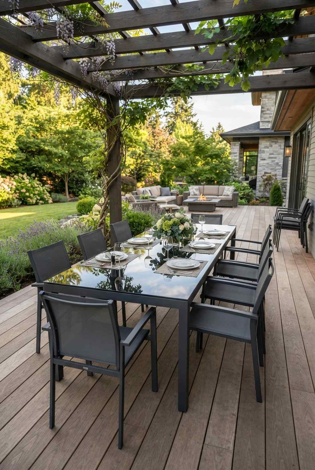 roda road aluminum dining set