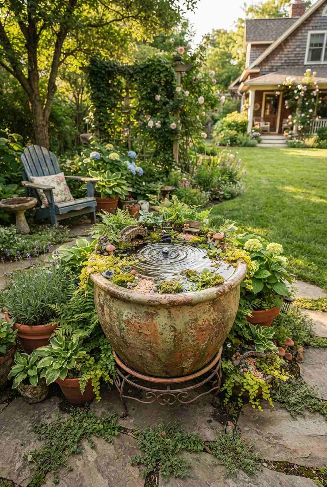 rustica pot with textured finish