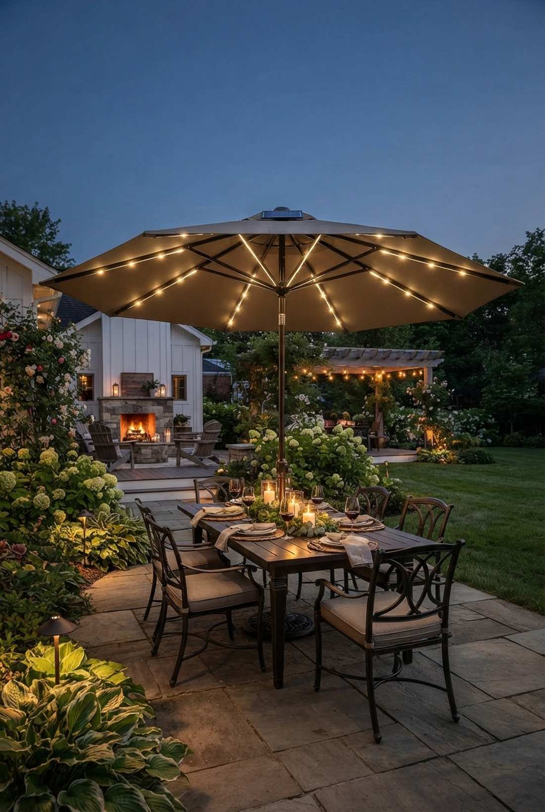 solar led with 32 light configuration