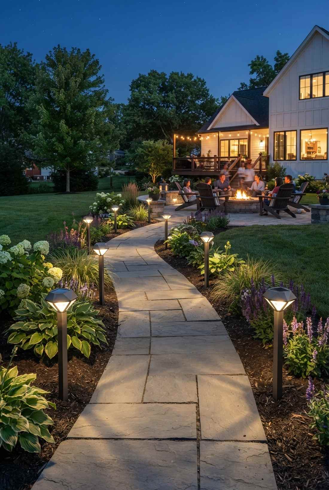 solar pathway stakes