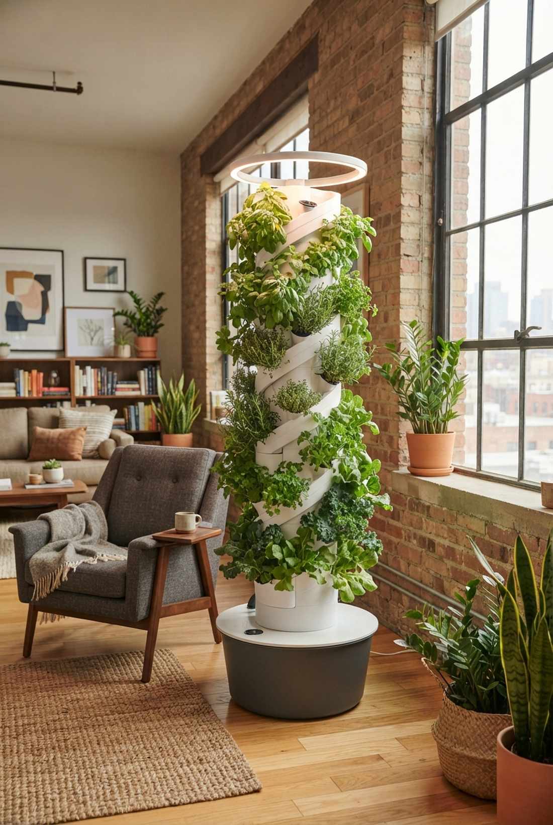 vertical gutter hydroponics