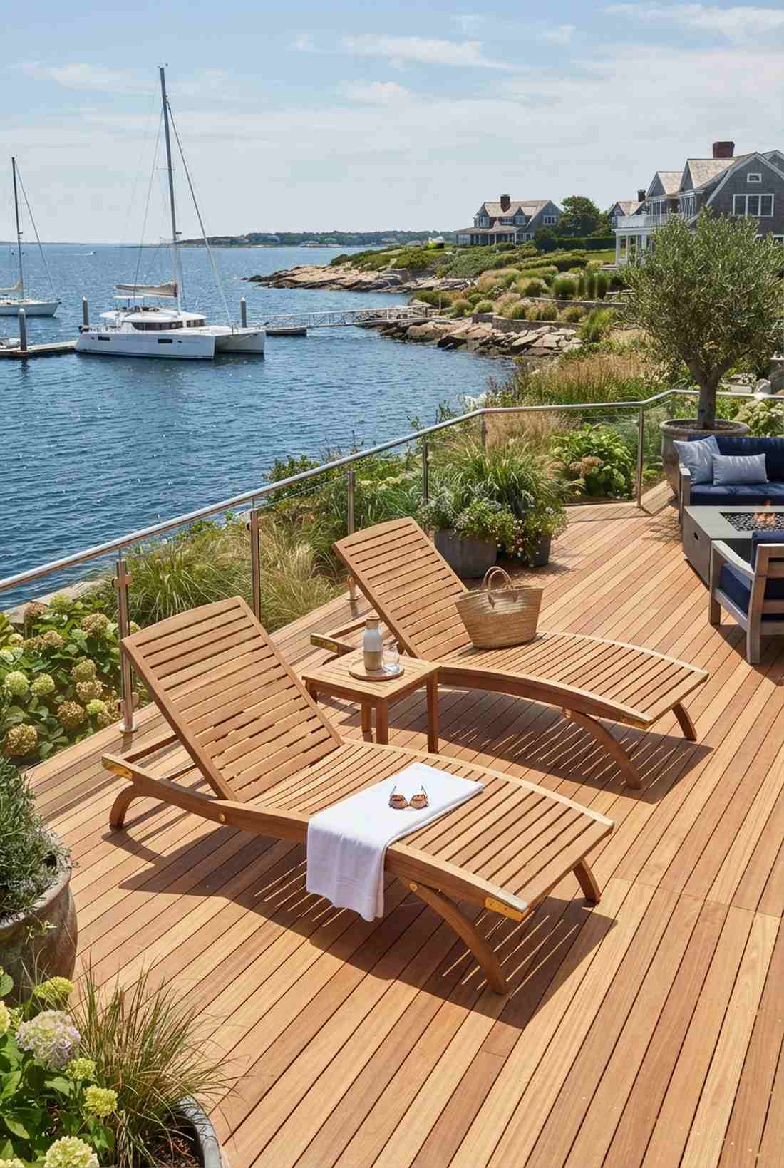 yacht deck loungers