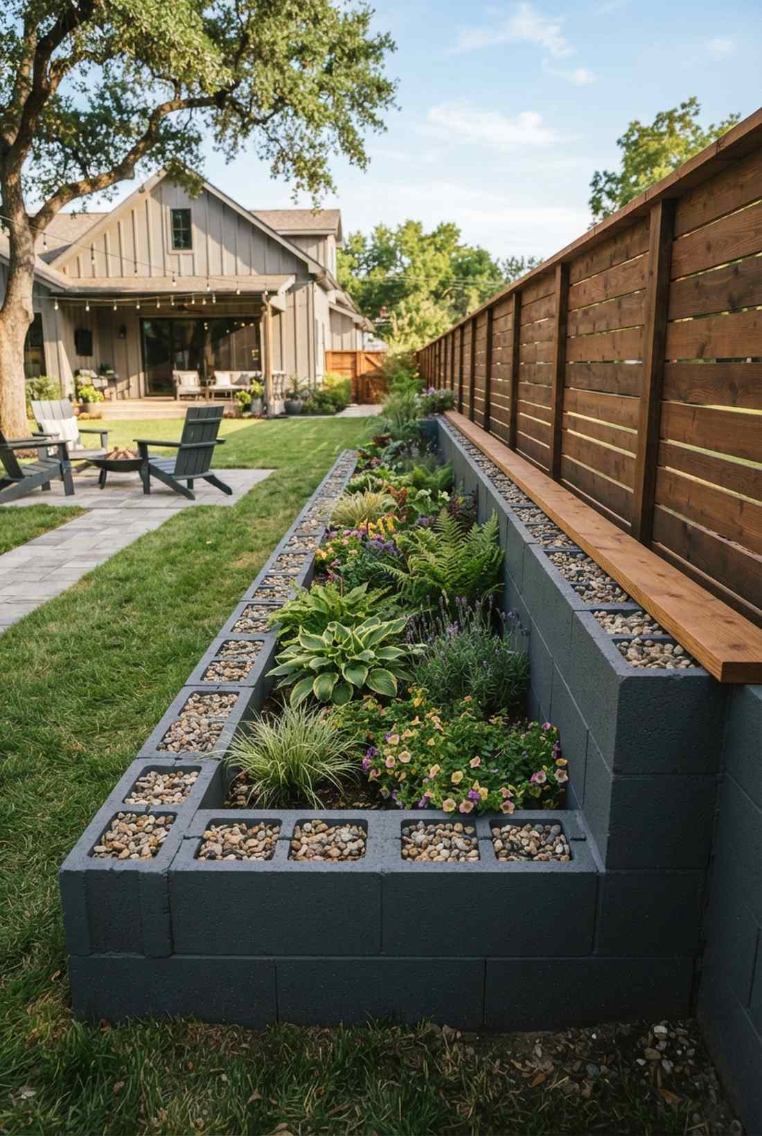 cinder block buffer beds