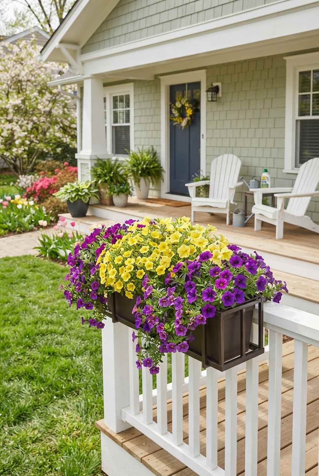 complementary purple and yellow