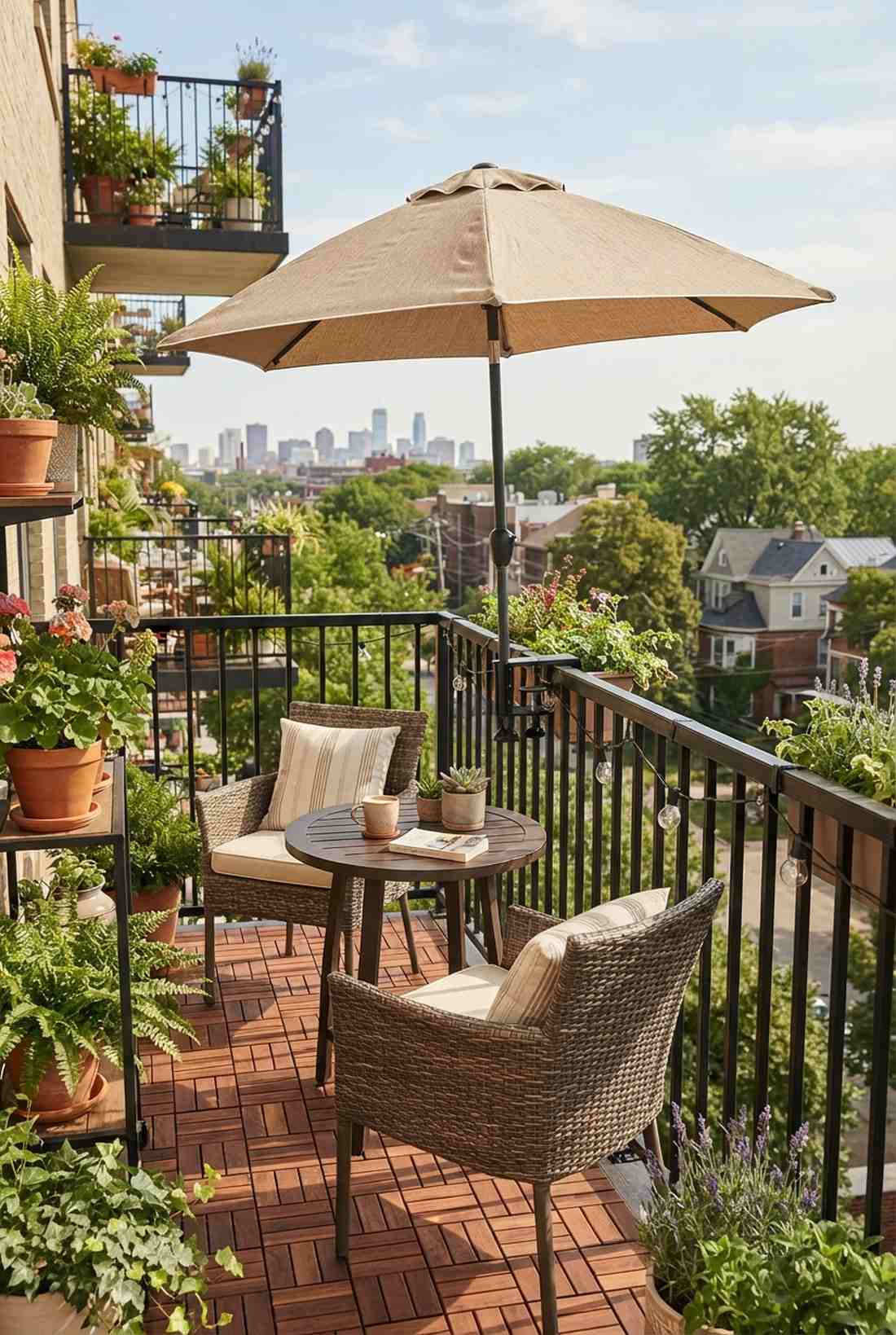 deck rail clamp mount umbrella