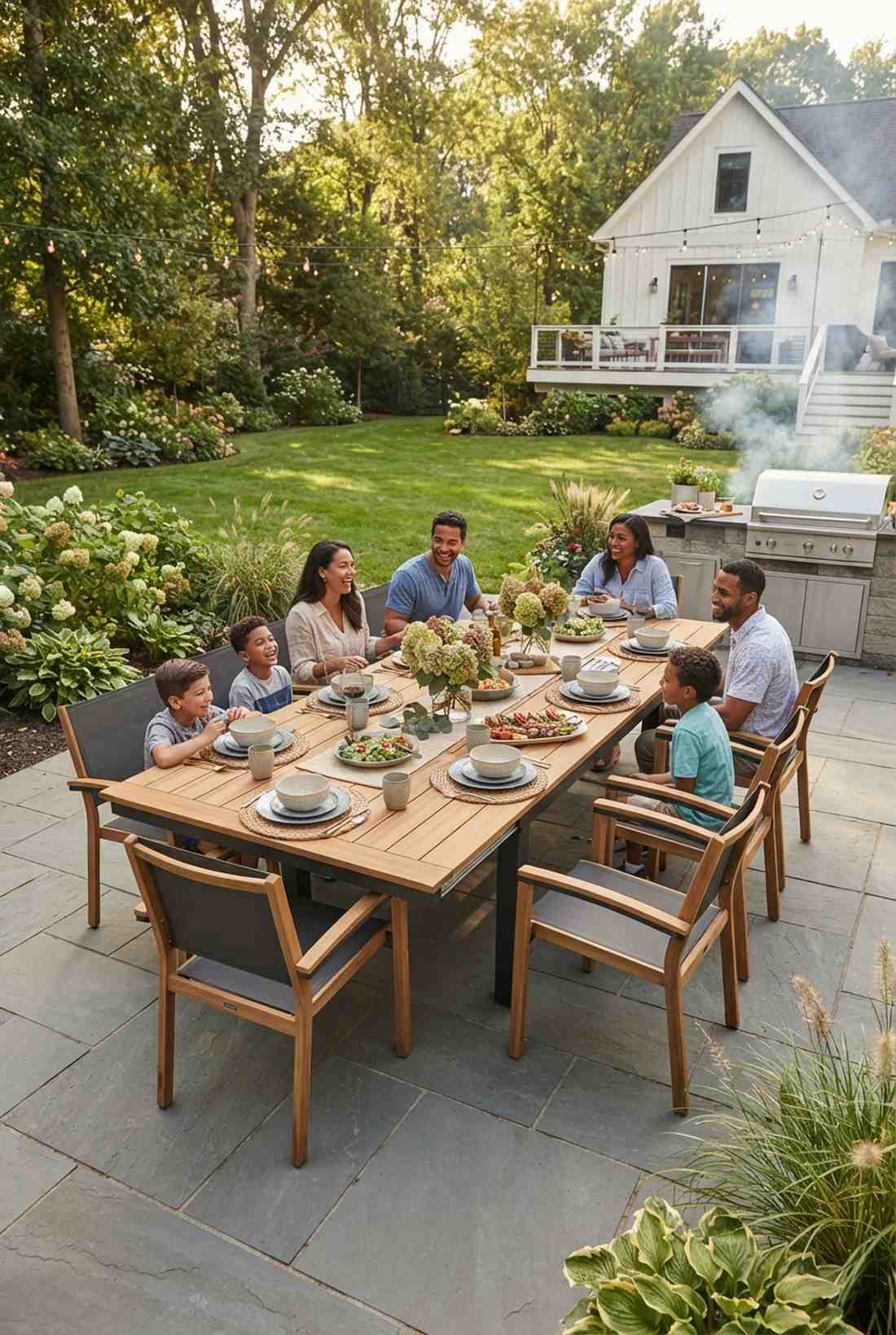extendable dining table set