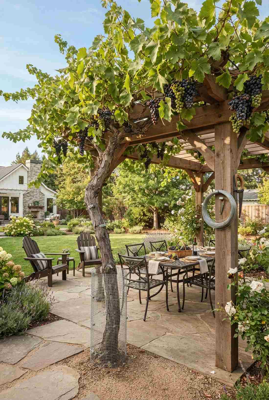 grape vines