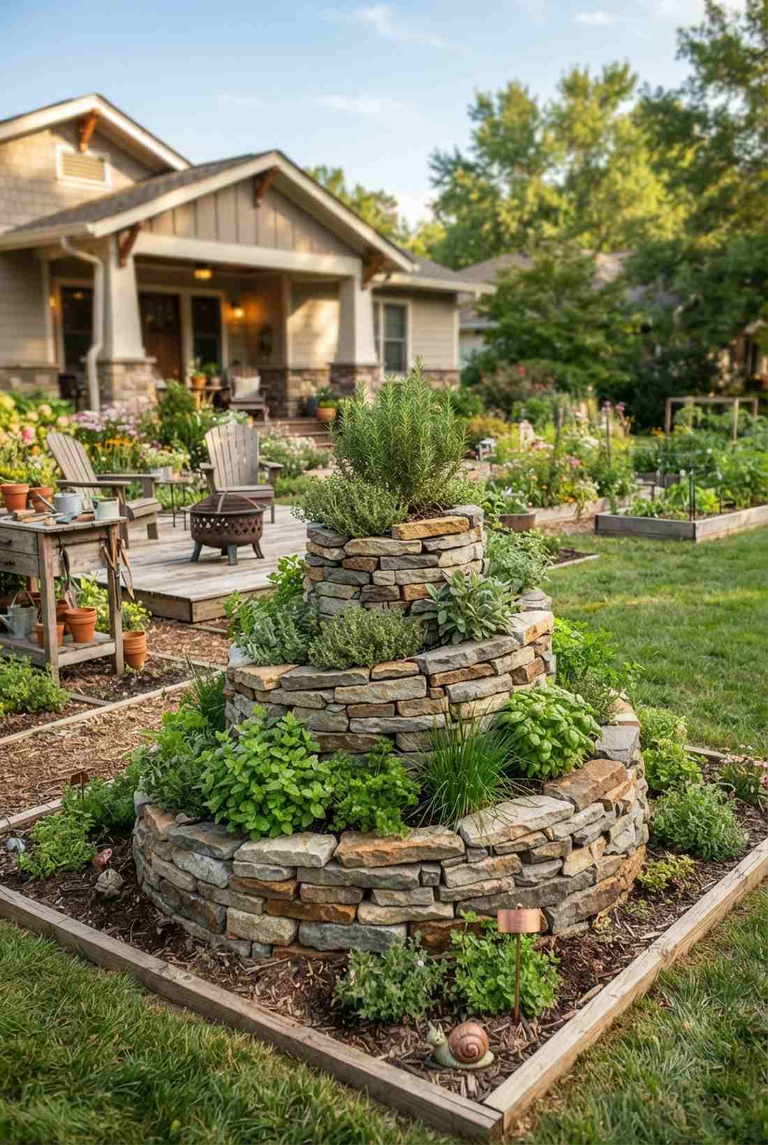 herb spiral tower