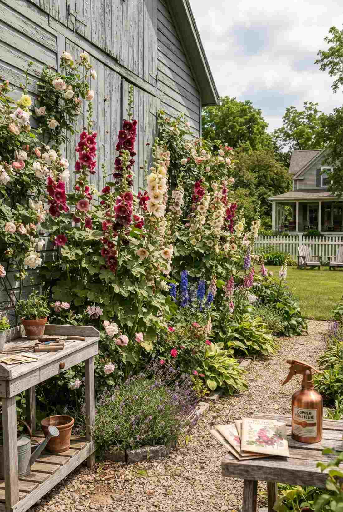 hollyhock cottage icons