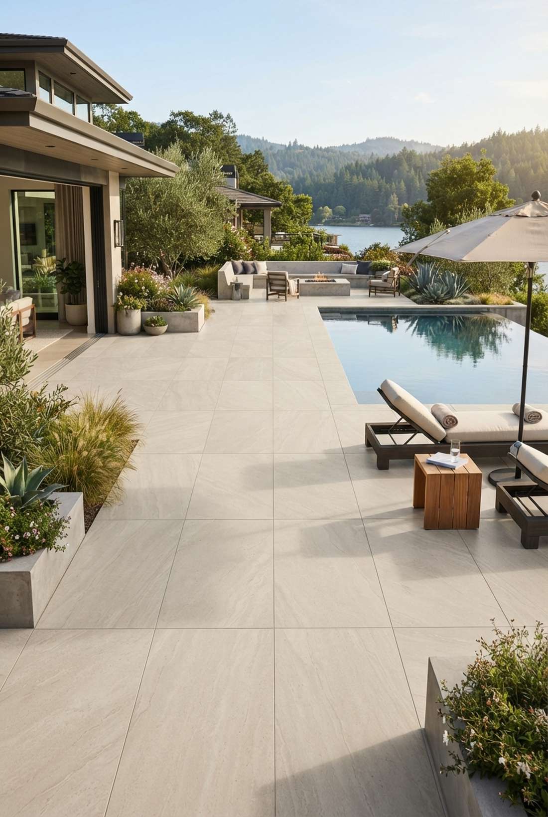 honed limestone large format