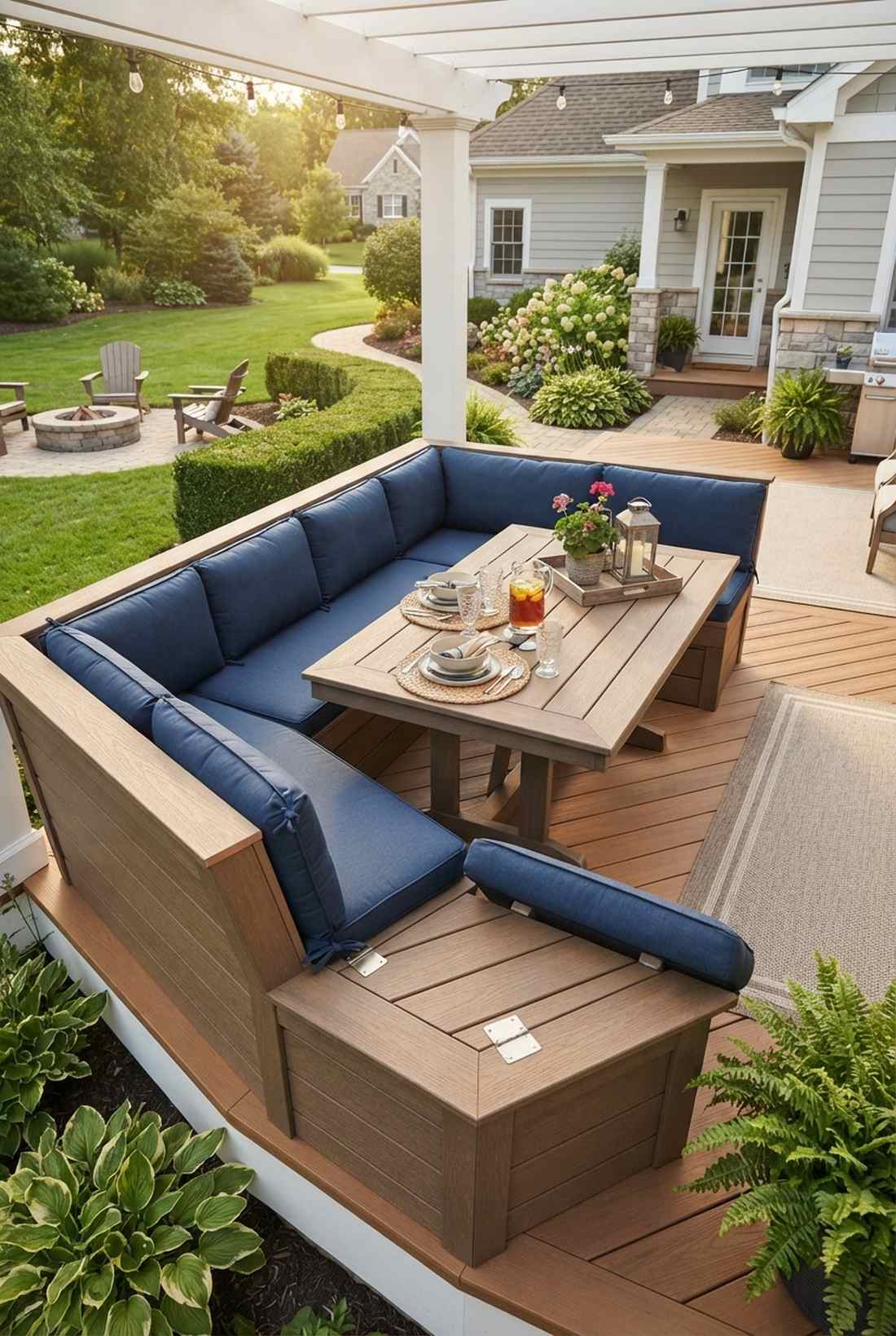l shaped dining bench with table