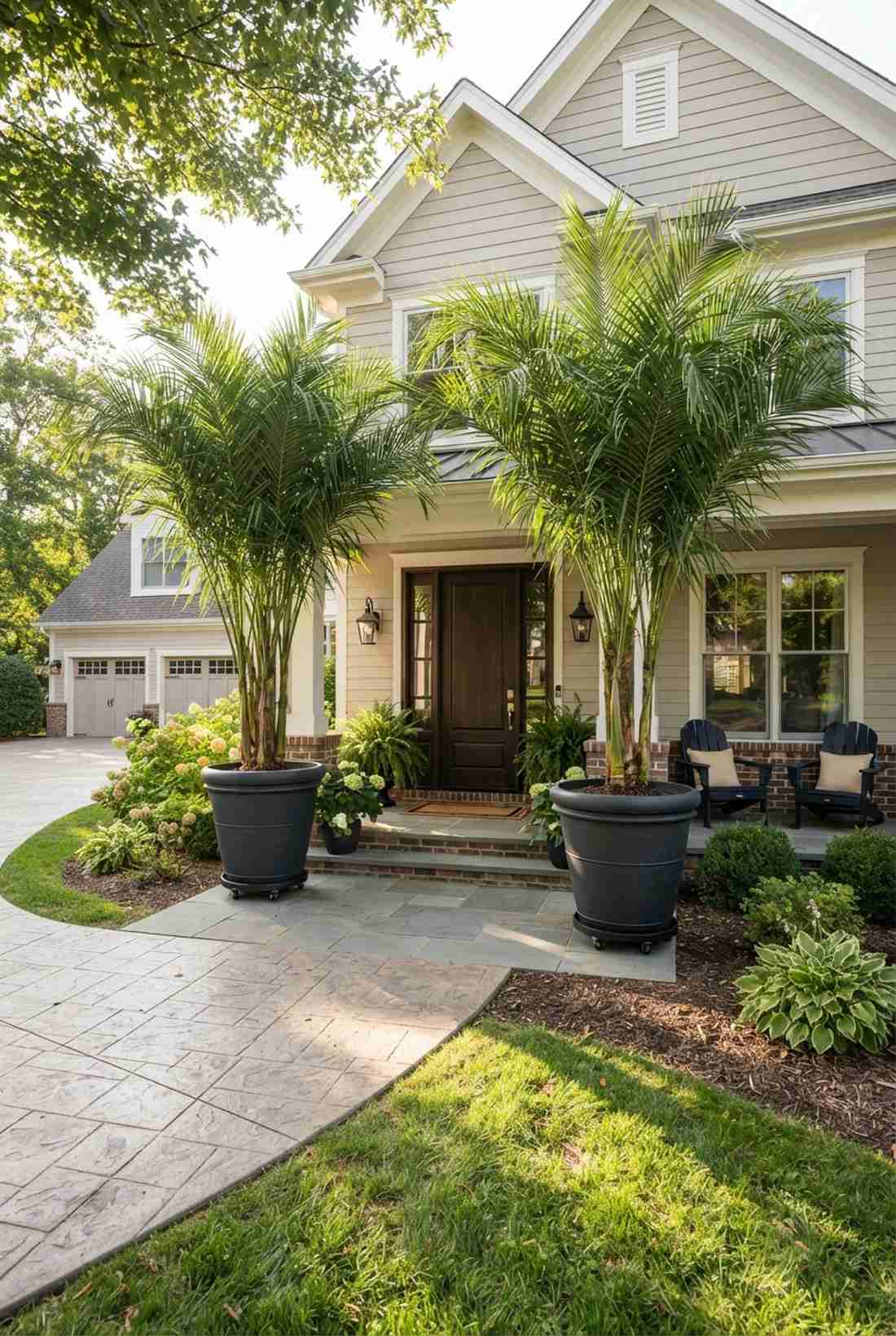 majesty palm trees