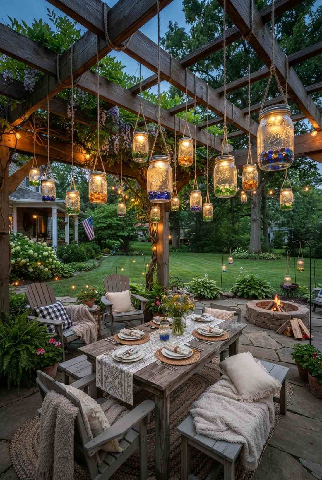 mason jar hanging lanterns