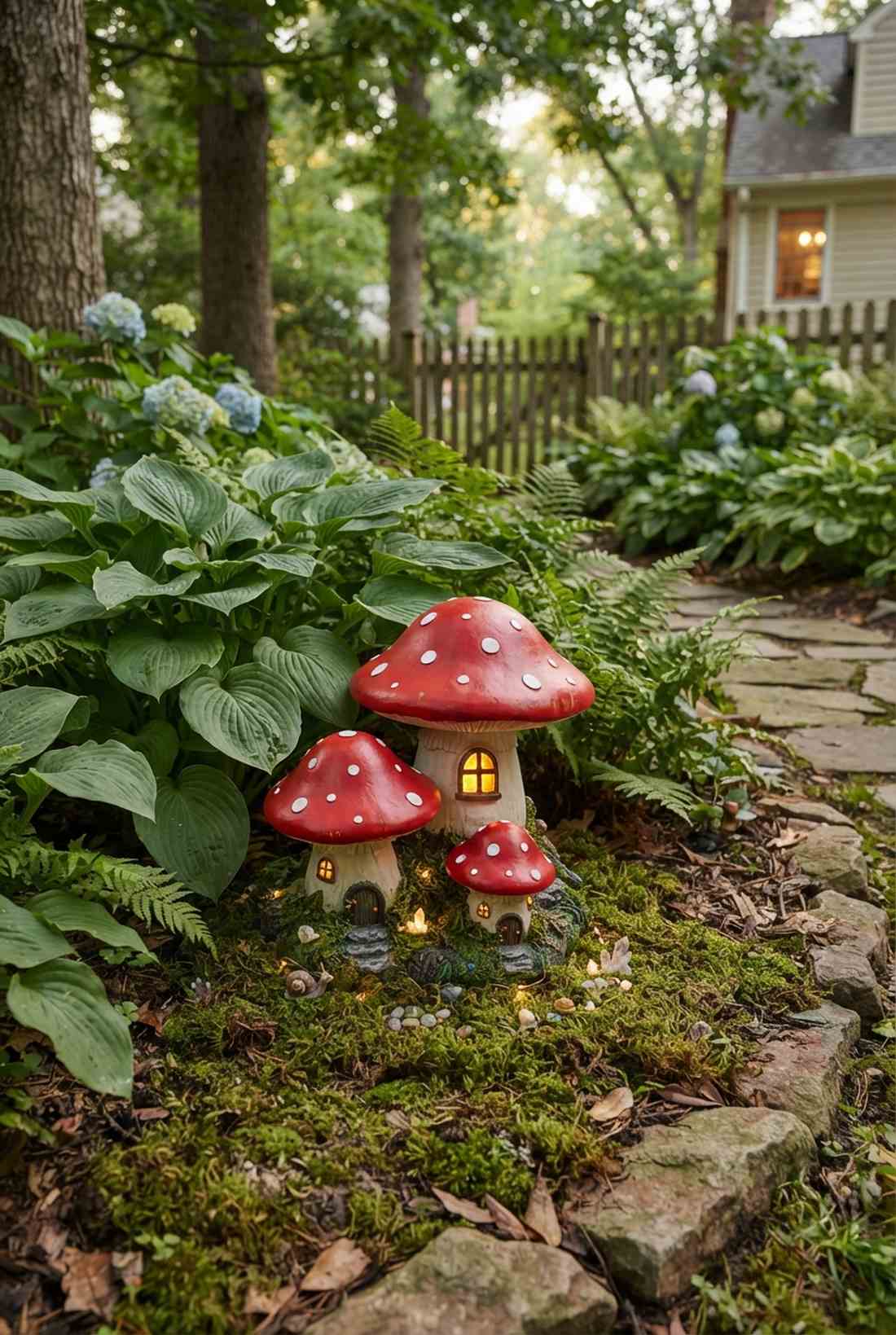mushroom cap storage dome
